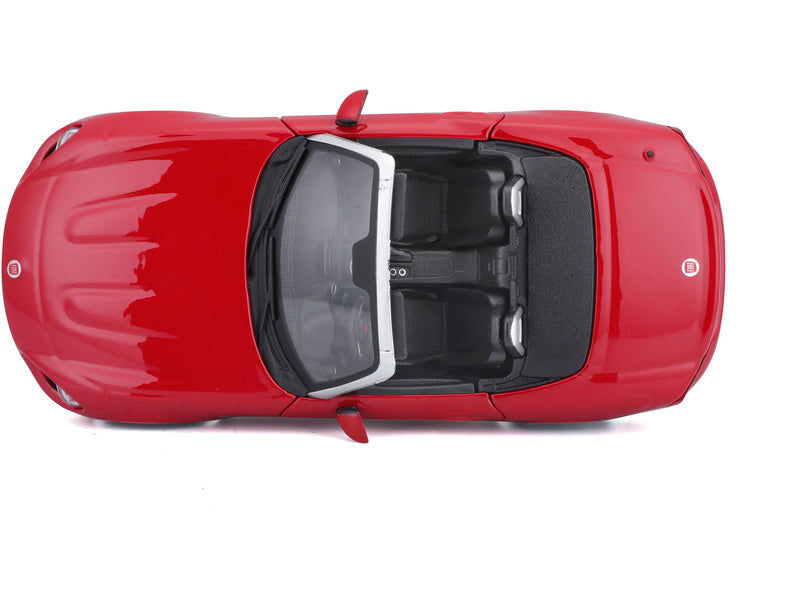 Bburago Plus Fiat 124 Spider 1:24 červená