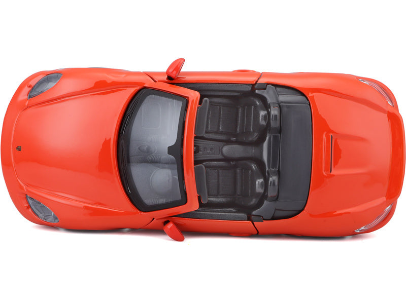 Bburago Porsche 718 Boxster 1:24 oranžová