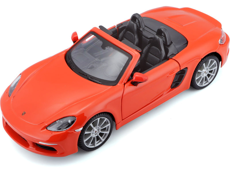 Bburago Porsche 718 Boxster 1:24 oranžová