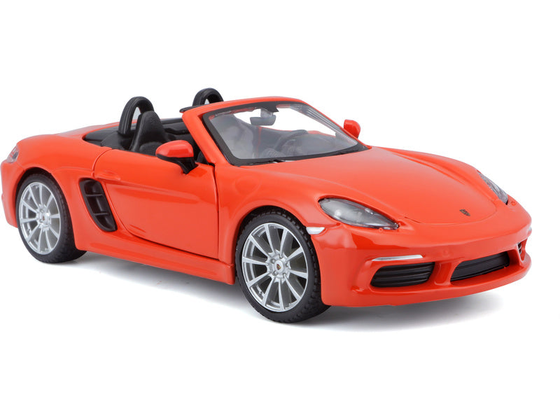 Bburago Porsche 718 Boxster 1:24 oranžová