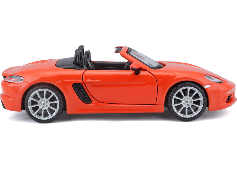 Bburago Porsche 718 Boxster 1:24 oranžová