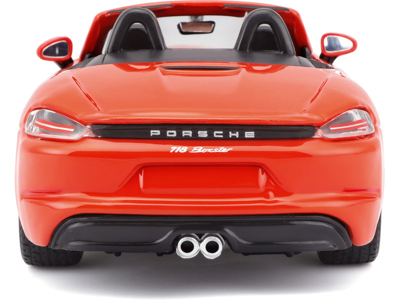 Bburago Porsche 718 Boxster 1:24 oranžová