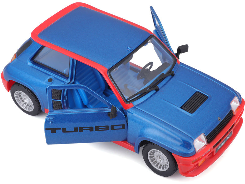 Bburago Renault 5 Turbo 1:24 modrá