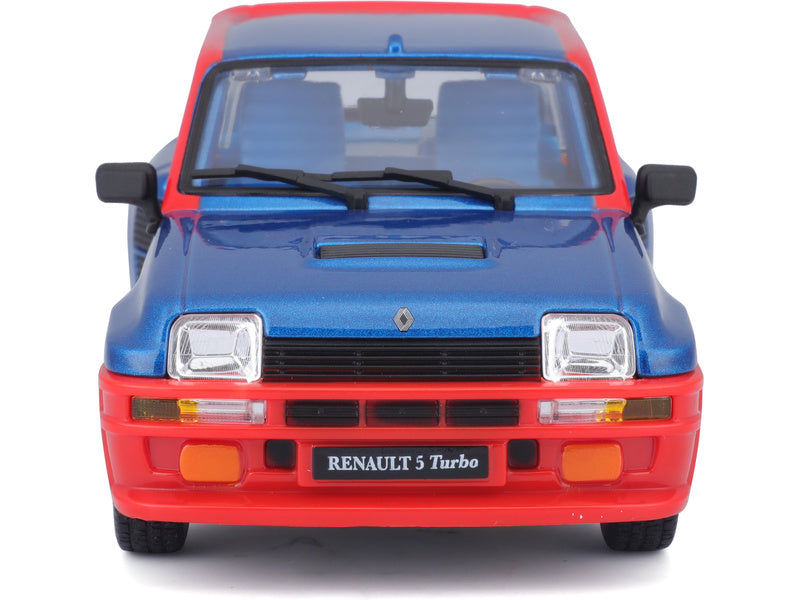 Bburago Renault 5 Turbo 1:24 modrá