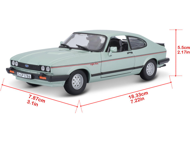 Bburago Plus Ford Capri 1982 1:24 světle zelená