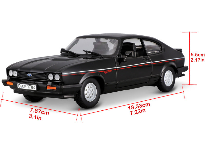 Bburago Plus Ford Capri 1982 1:24 černá