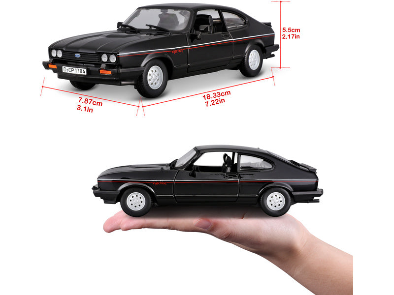 Bburago Plus Ford Capri 1982 1:24 černá