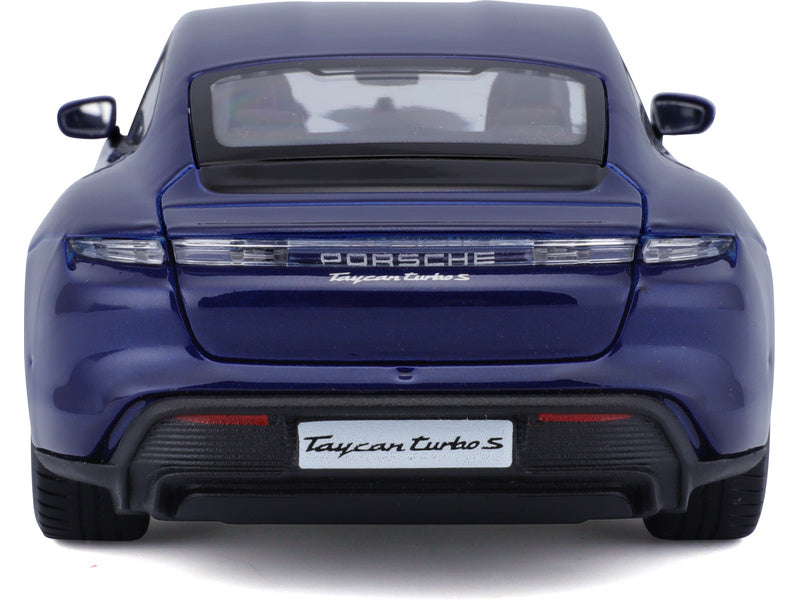 Bburago Porsche Taycan Turbo S 2019 Carrara 1:24 modrá