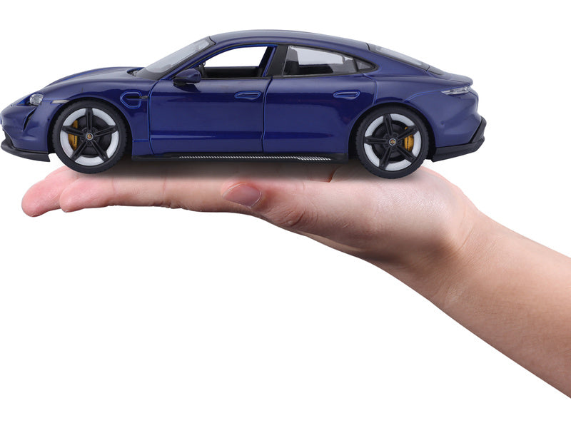 Bburago Porsche Taycan Turbo S 2019 Carrara 1:24 modrá