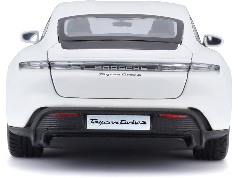 Bburago Porsche Taycan Turbo S 2019 Carrara 1:24 bílá