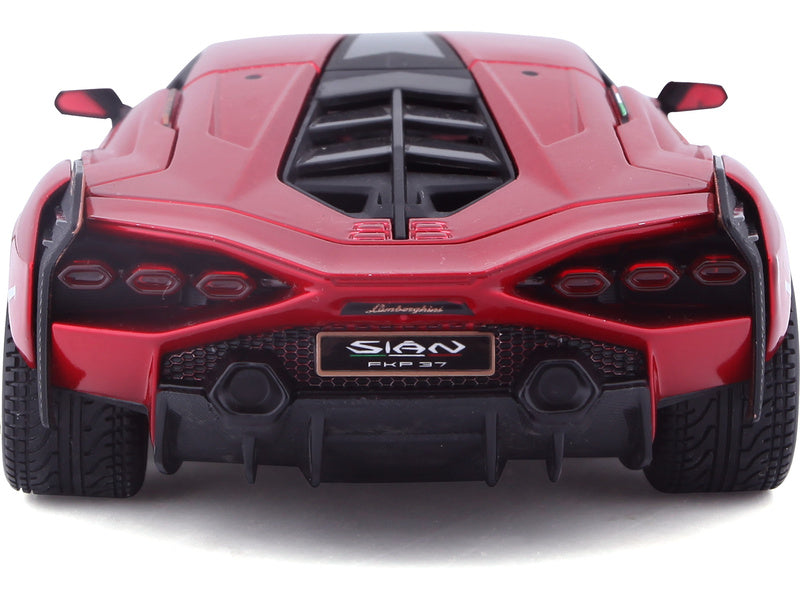 Bburago Lamborghini Sian FKP37 1:24 červená
