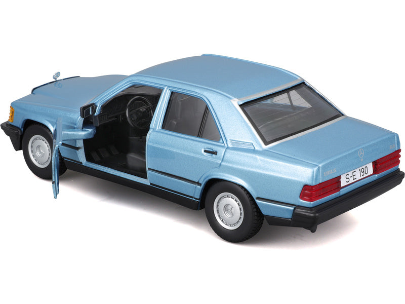Bburago Mercedes-Benz 190E 1987 1:24 diamantová modrá
