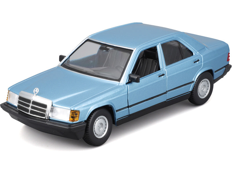 Bburago Mercedes-Benz 190E 1987 1:24 diamantová modrá