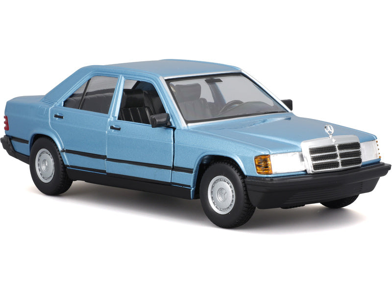 Bburago Mercedes-Benz 190E 1987 1:24 diamantová modrá