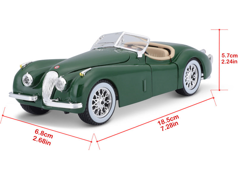 Bburago Jaguar XK 120 Roadster 1951 1:24 zelená