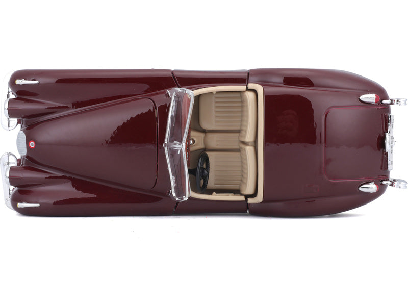 Bburago Jaguar XK 120 Roadster 1951 1:24 červená