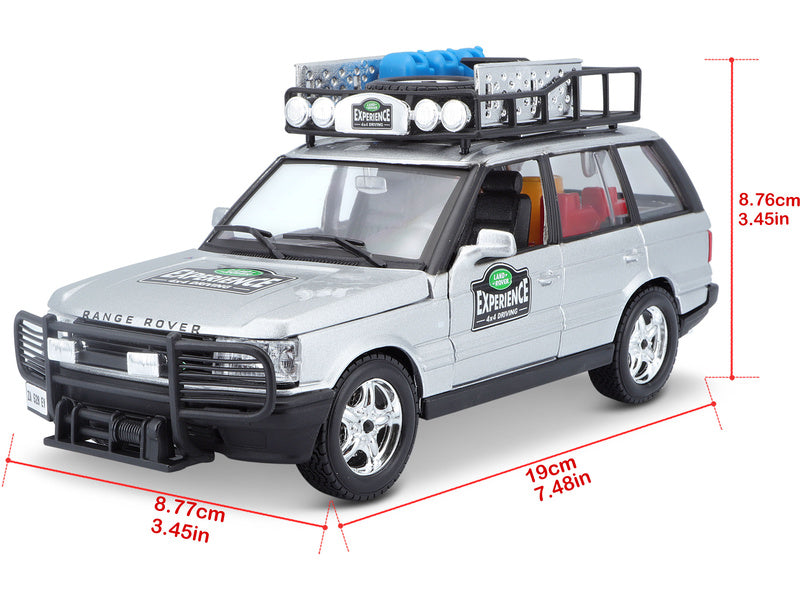 Bburago Range Rover 1:24 stříbrná