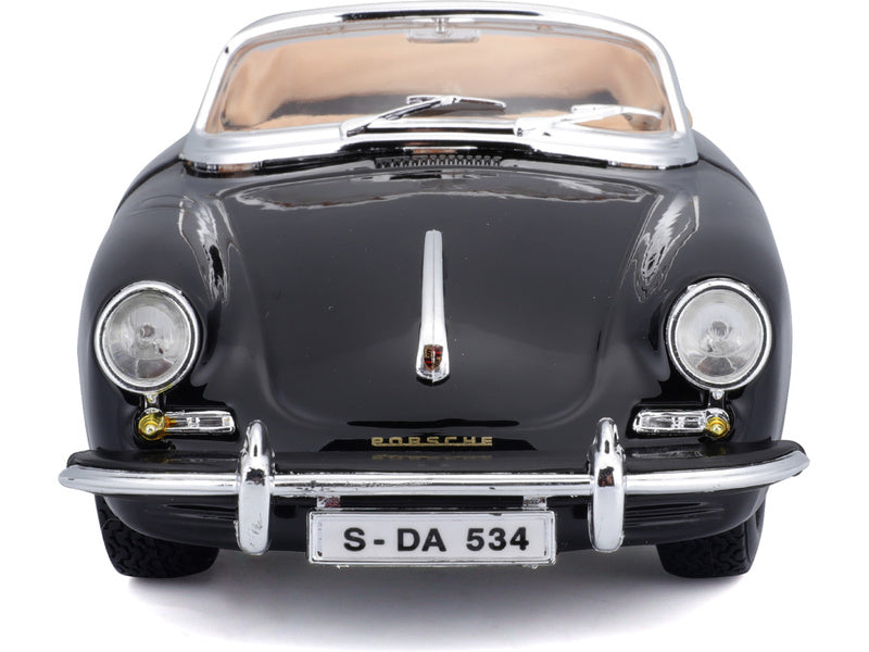 Bburago Porsche 356B Cabriolet 1961 1:24 černá