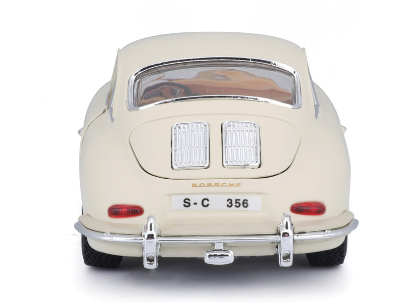 Bburago Porsche 356B Coupe 1961 1:24 krémová