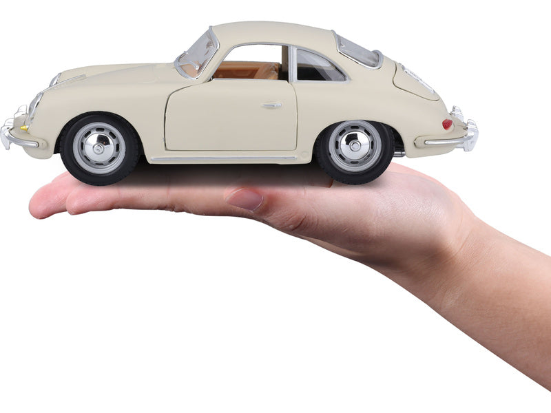 Bburago Porsche 356B Coupe 1961 1:24 krémová