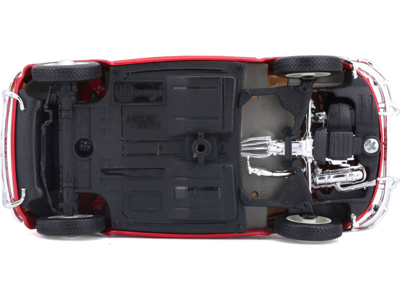 Bburago Fiat 500L 1968 1:24 červená