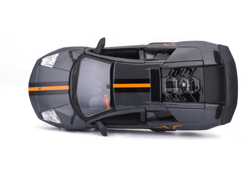 Bburago Lamborghini Murciélago LP 670-4 SV 1:24 China LE šedá metalíza