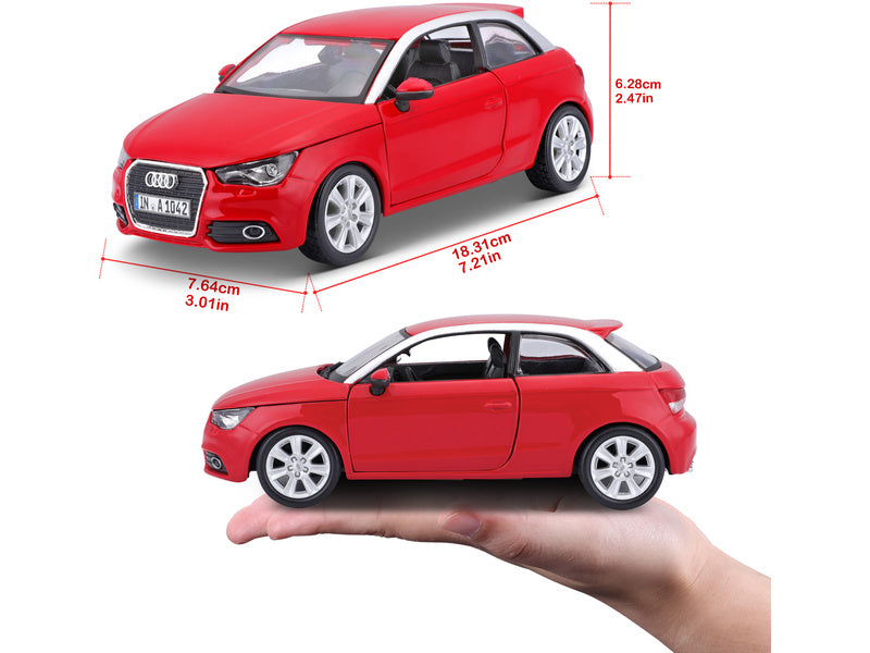 Bburago Audi A1 1:24 červená