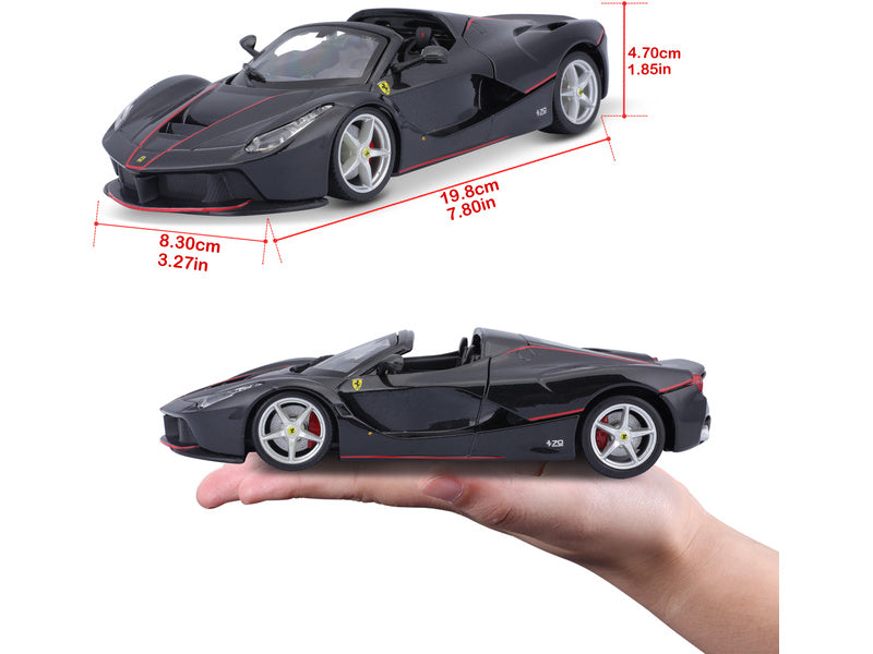 Bburago Ferrari LaFerrari Aperta 1:24 černá metalíza