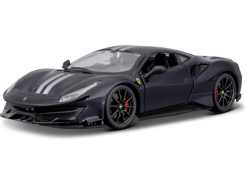 Bburago Ferrari 488 Pista 1:24 tmavě modrá