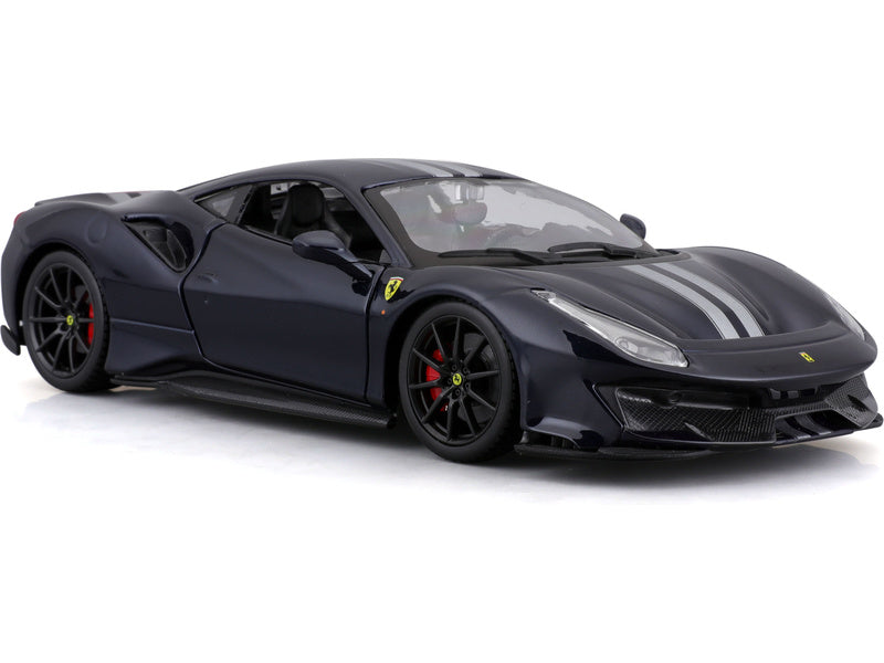 Bburago Ferrari 488 Pista 1:24 tmavě modrá
