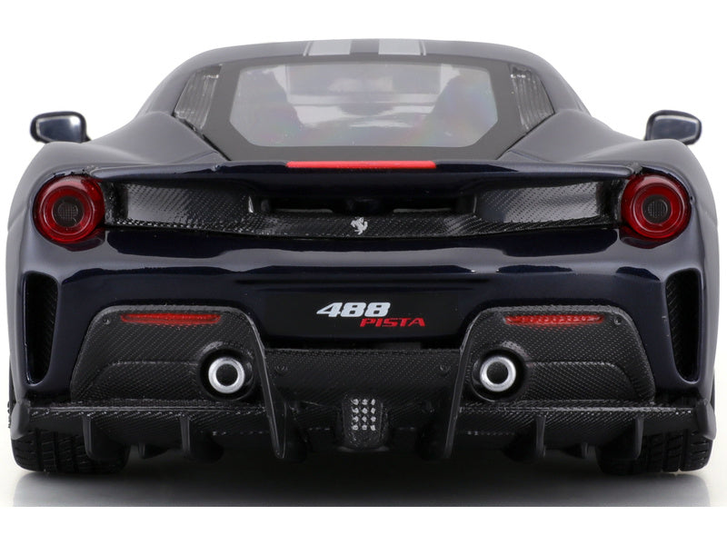 Bburago Ferrari 488 Pista 1:24 tmavě modrá