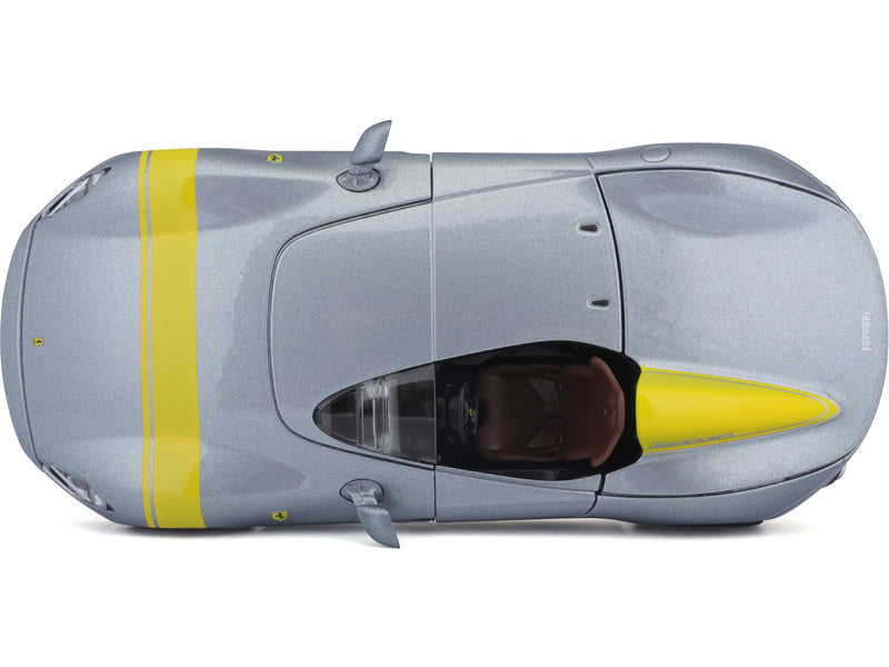 Bburago Ferrari Monza SP1 1:24 stříbrná