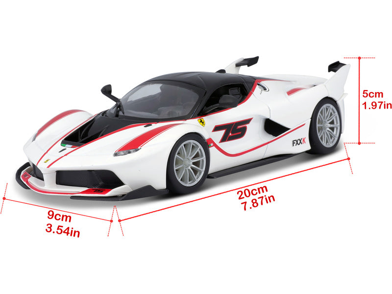 Bburago Ferrari FXX K 1:24 bílá