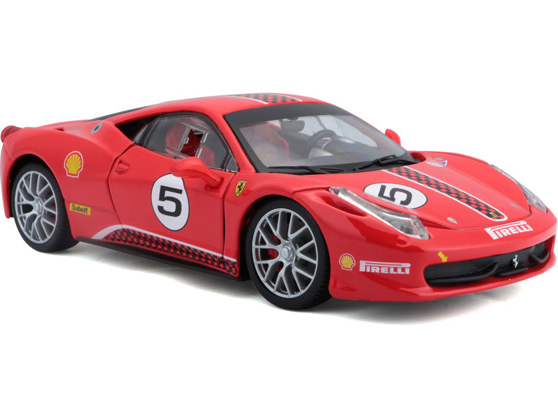Bburago Ferrari 458 Challenge 1:24 červená