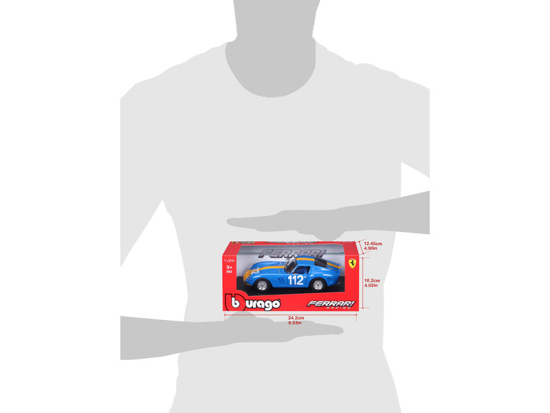 Bburago Ferrari 250 GTO 1:24 modrá