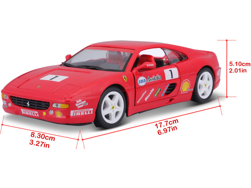 Bburago Ferrari F355 Challenge 1:24 červená