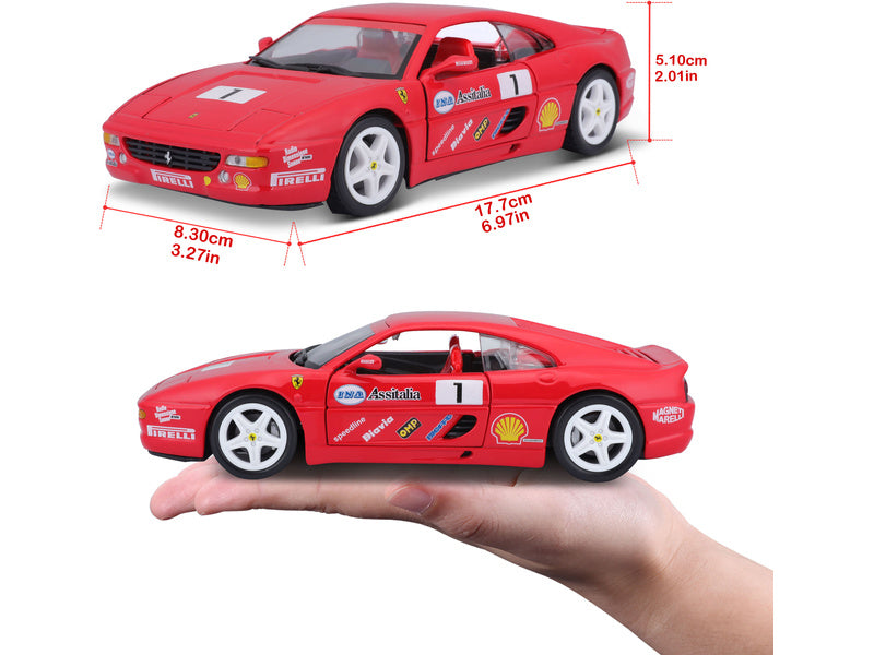 Bburago Ferrari F355 Challenge 1:24 červená