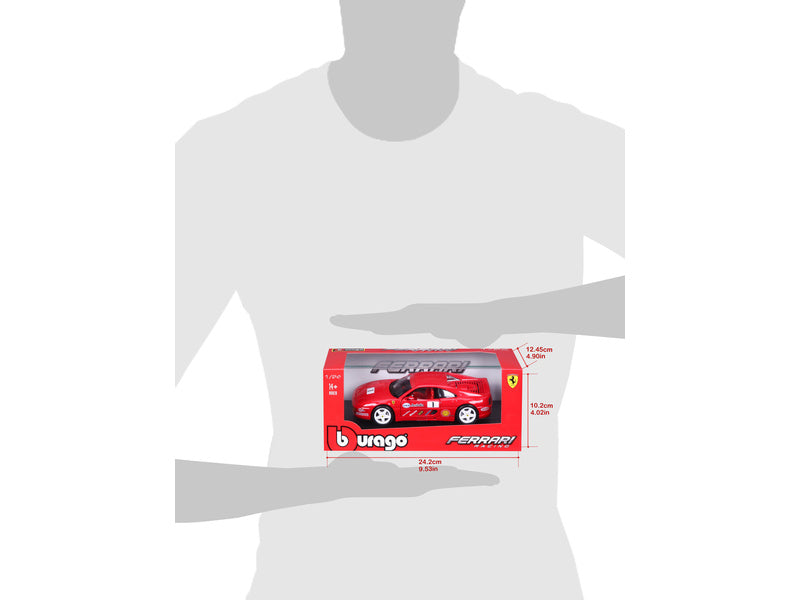 Bburago Ferrari F355 Challenge 1:24 červená