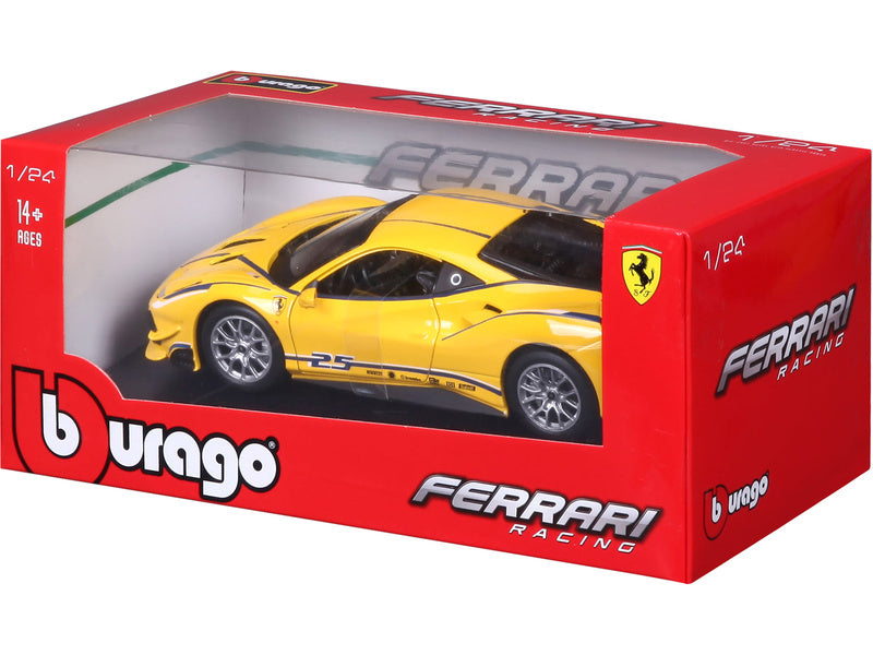 Bburago Ferrari 488 Challenge 1:24 žlutá