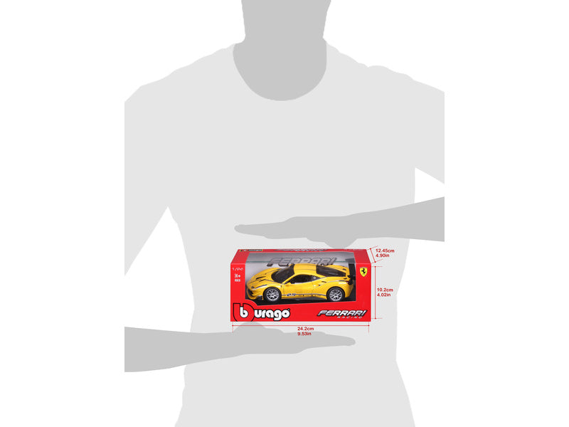 Bburago Ferrari 488 Challenge 1:24 žlutá