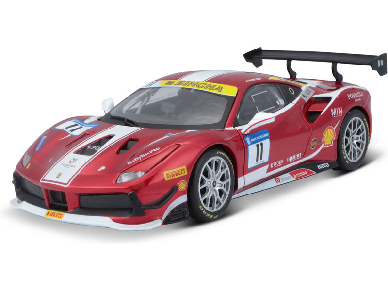 Bburago Ferrari 488 Challenge 2017 1:24 červená