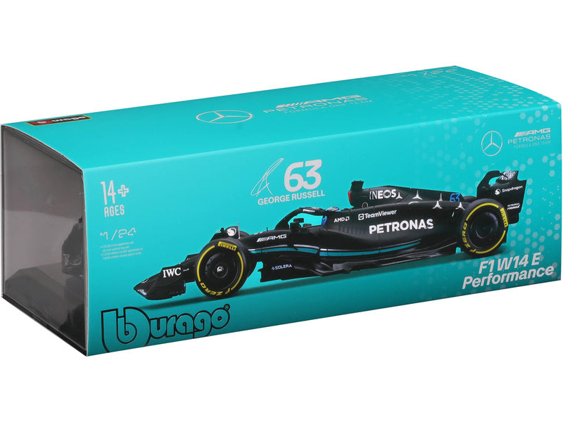 Bburago Mercedes-AMG Petronas W14 E 1:24 #63 Russel