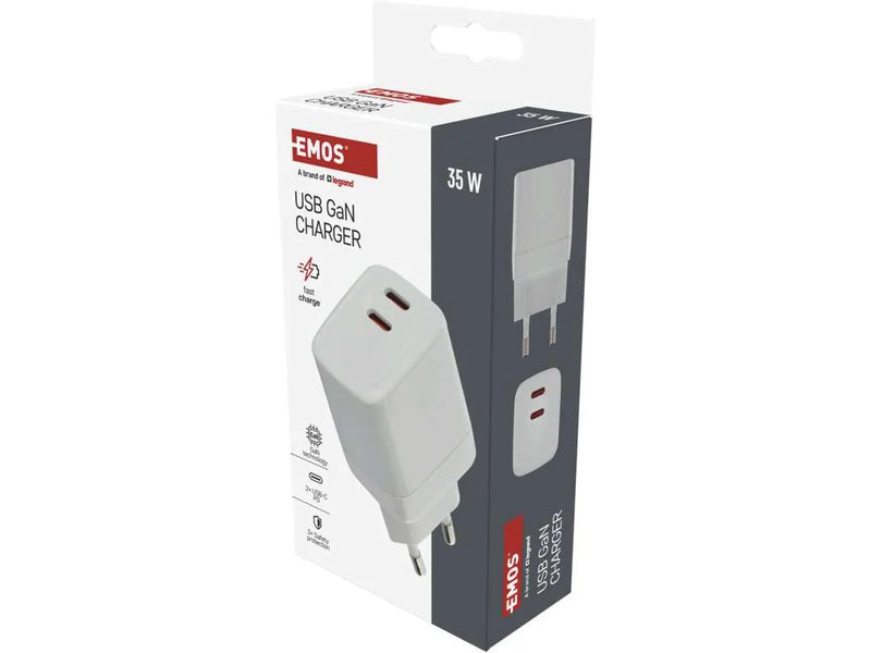 Síťový USB adaptér (zdroj) GaN PD 35W
