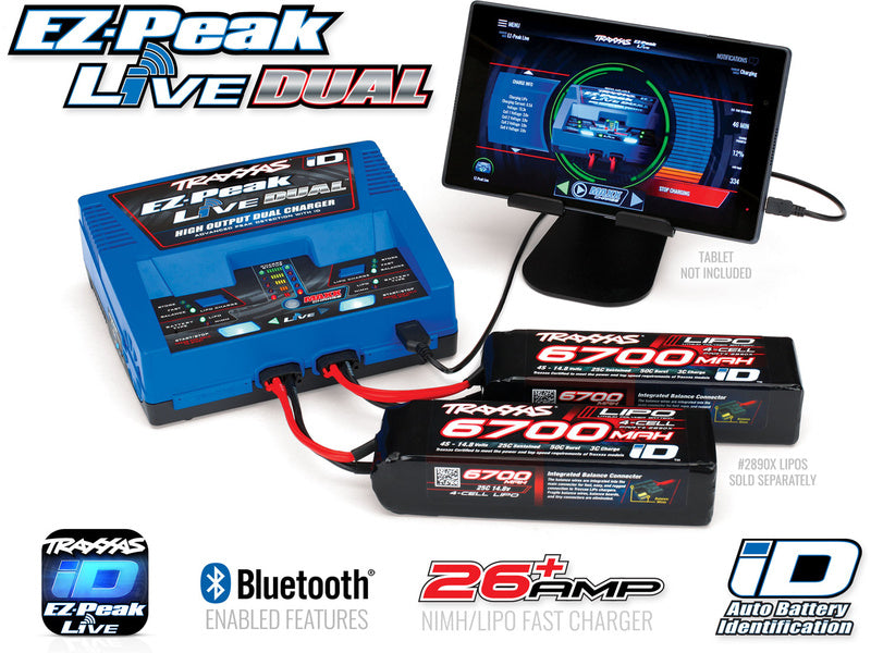 Traxxas nabíječ EZ-Peak Live Dual 4S 2x100W