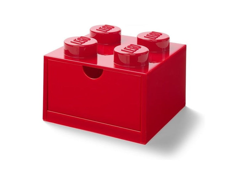 LEGO stolní box 4 se zásuvkou černý