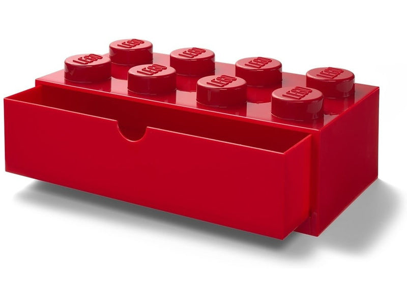 LEGO stolní box 8 se zásuvkou modrý