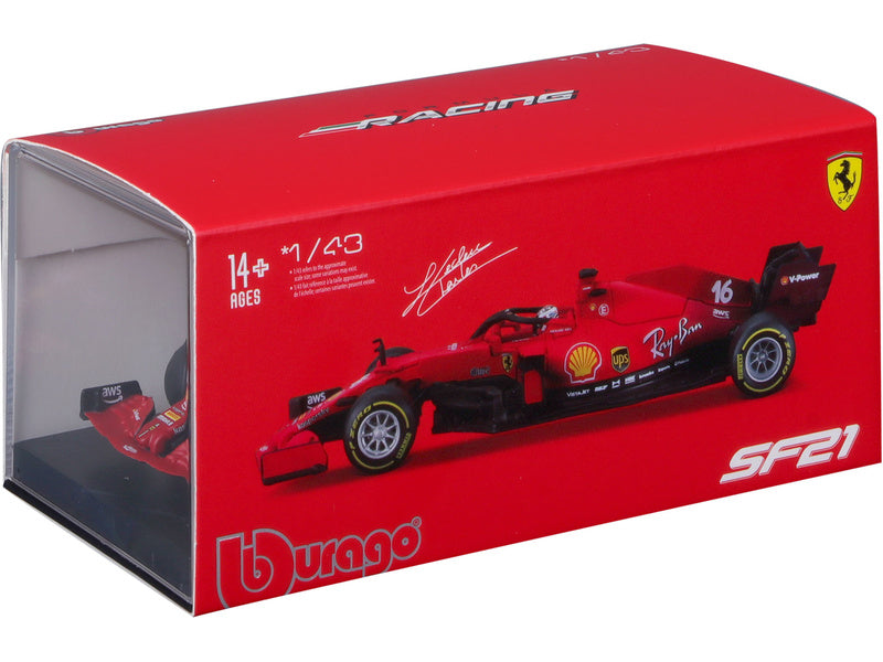 Bburago Signature Ferrari SF21 1:43 #16 Leclerc