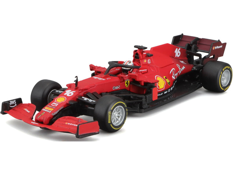 Bburago Signature Ferrari SF21 1:43 #16 Leclerc