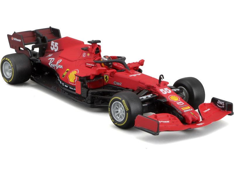 Bburago Signature Ferrari SF21 1:43 #55 Sainz