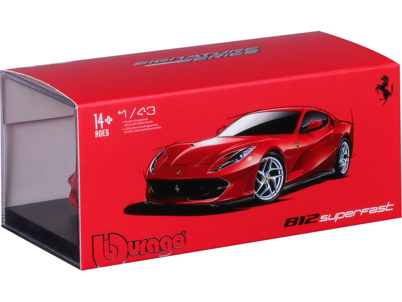 Bburago Signature Ferrari 812 Superfast 1:43 červená